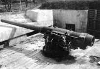 152/45 C in the land front, 1918